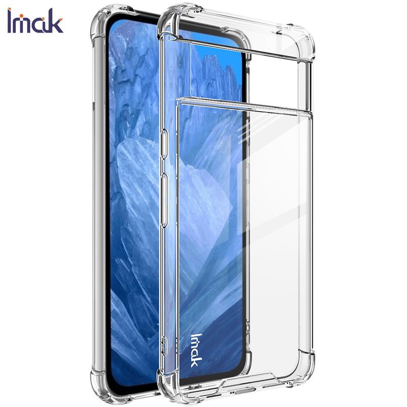 

Для Google Pixel 8 / 8A / 8 Pro Чехол для телефона IMAK Ударопрочный мягкий чехол Space Google Pixel 8 белый