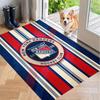 Soft Floor Carpet New York Rangers Pattern Area Rug Decorative Mat For Home Room Decoration