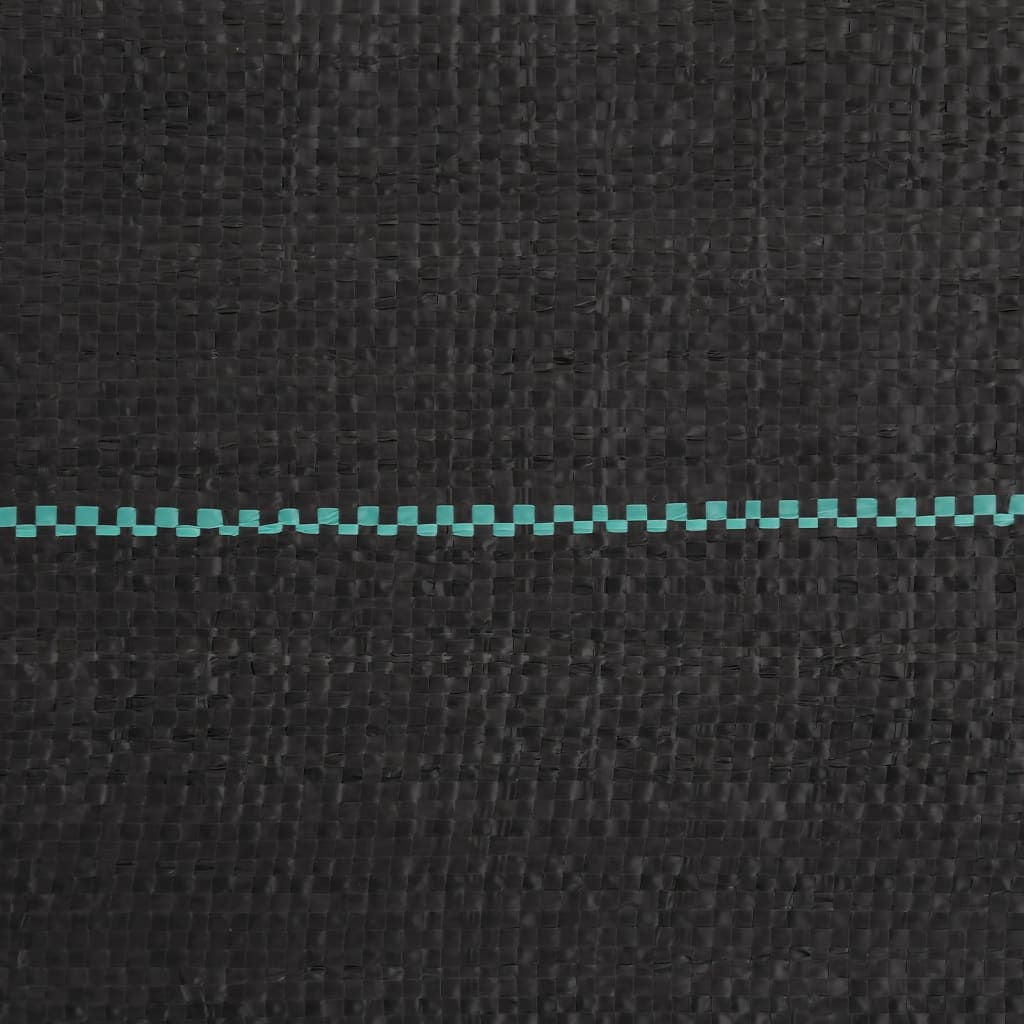 Vidaxl Agrowłóknina Antychwastowa, Czarna, 0,5X25 M, Pp
