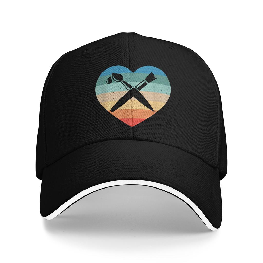 Artist Art Teacher Retro Paint Palette Casual Baseball Cap Summer Trucker Hat Sun Visor Camping Hip Hop Hats Baseball Caps