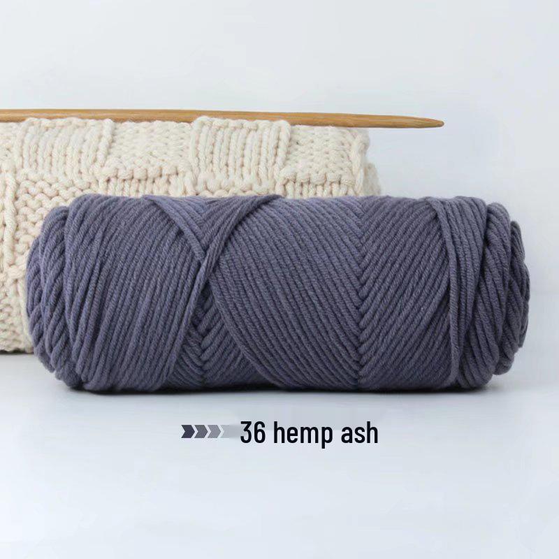 8-Strand Lover's Cotton Wool Yarn for Handmade Knitting: Soft DIY Scarf or Hat Acrylic Yarn