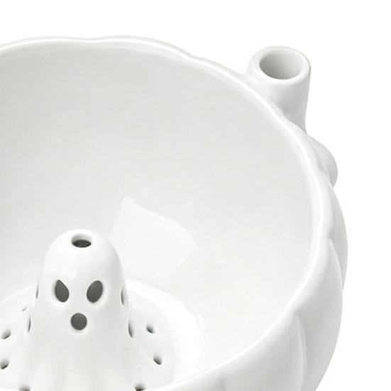Swirl Bowl with Ghost Decor Halloween Bowl Center Berry Wash 360 Degree Rotating