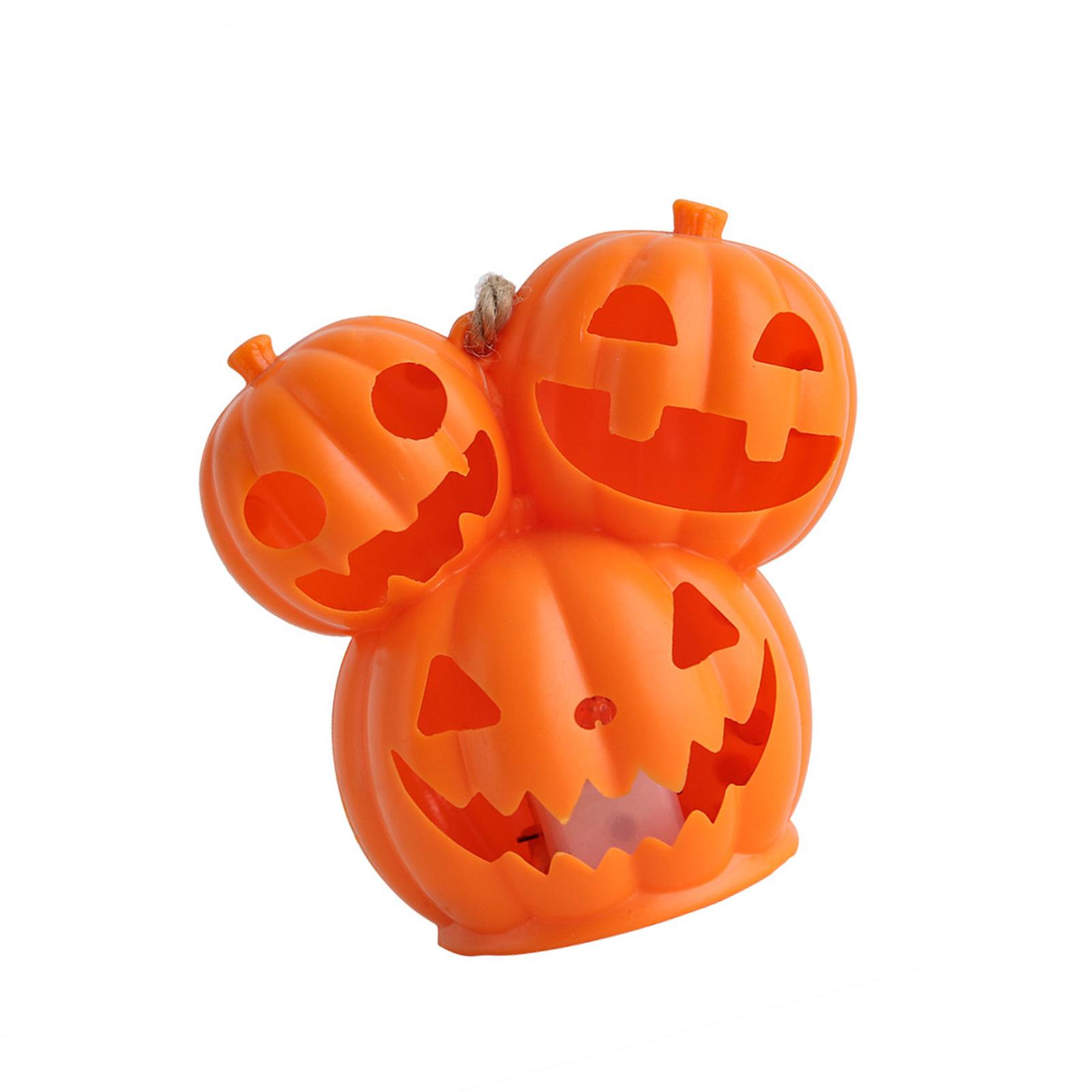 

Праздничное светодиодное освещение в виде тыквы на Хэллоуин, пластиковая лампа для внутреннего и наружного использования, энергосберегающее украшение для дома и сада