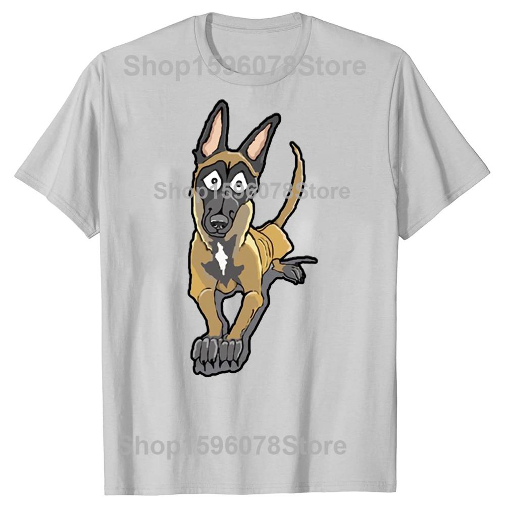 New Fashion The Belgian Malinois T Shirt Kawaii Cartoon Dog Graphic Tee Tops Men Women Short Sleeve Casual Streetwear Camisetas