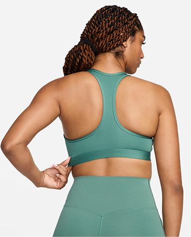 Nike Swoosh Sport Bra Medium Support bicoastal/white
