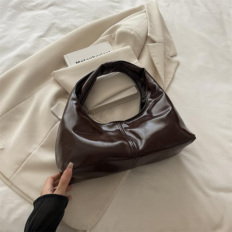 Vintage Commuting Texture 2026 Fashion Trend Large Capacity Korean Style Elegant Tote Shoulder Underarm Women's Bag