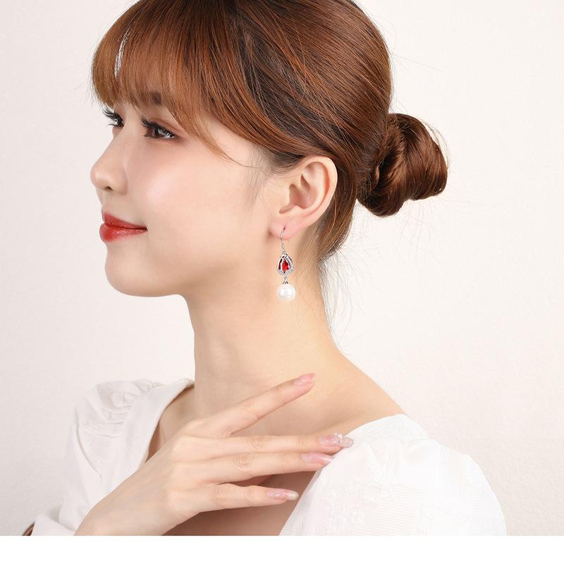 Lindon – boucles d'oreilles en alliage de cuivre et Zircon, boucles d'oreilles pendantes pour femmes, cadeaux de fête de mariage