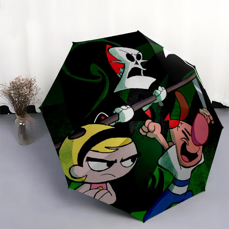 ICarly Muster, automatischer Klappschirm, tragbares und faltbares Design, 8 Schirmstäbe, ein Weihnachts- oder Geburtstagsgeschenk.