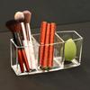 Clear Brush Holder Plastic Makeup Storage Tray Jewelry Case Cosmetic Storage Box  Drawer Organizer