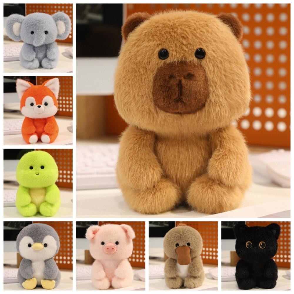 Elephant Little Rabbit Plush Toy Animal Black Cat Plush Doll Kids Holiday Gifts