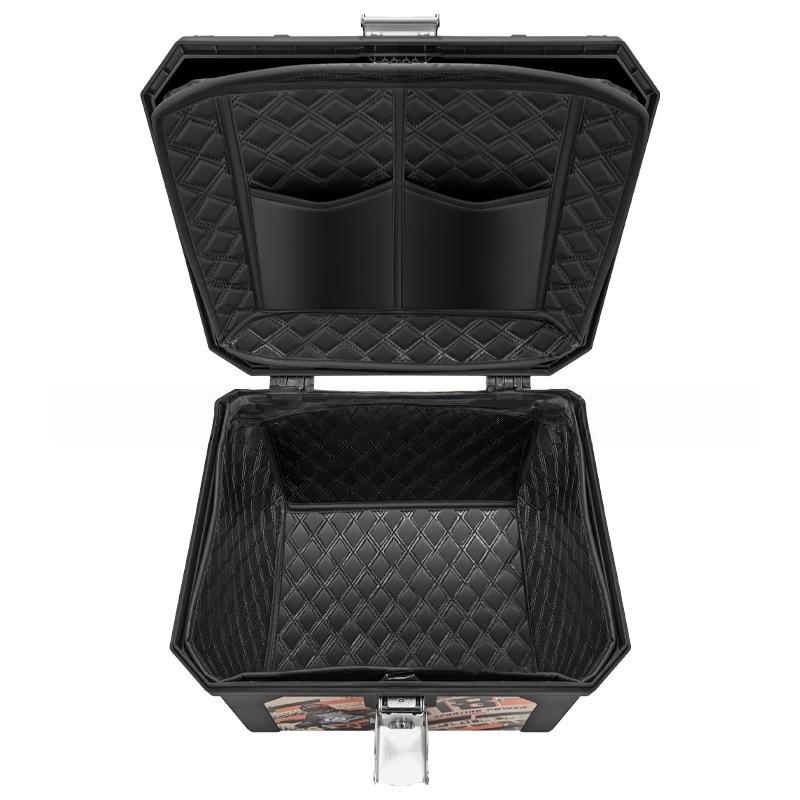 For Motorcycle Electric Vehicle Tailgate Accessories Comfort Backrest Leather Liner Key Model 45L Tailgate Liner