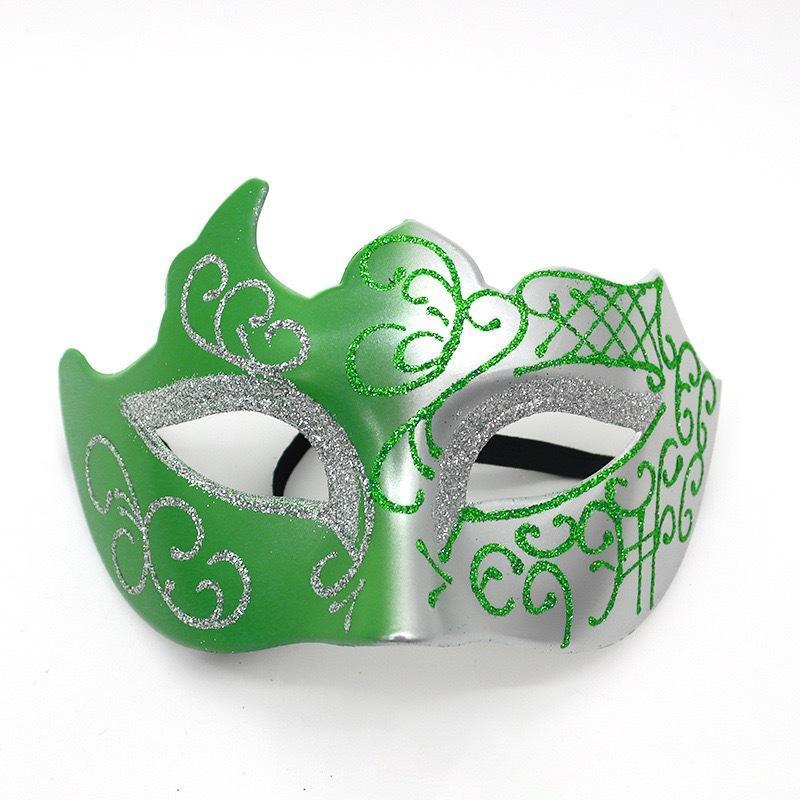Retro Painted Half Face Masquerade Mask For Women Men Venice Mask Halloween Cosplay Party Costume Props A23