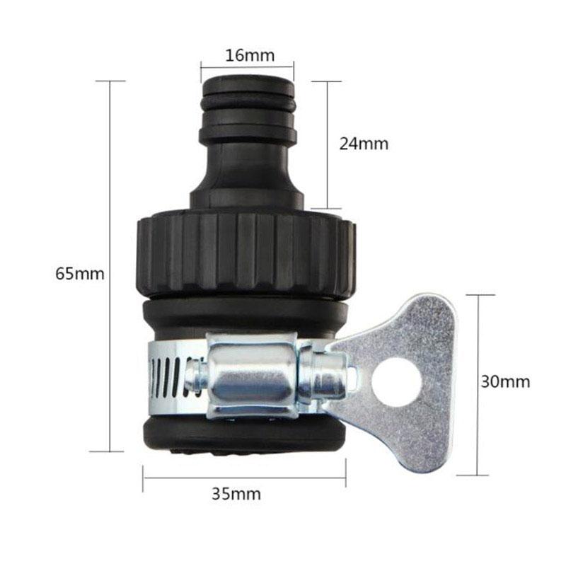 Universal Wasserhahn Wasserhahn Adapter Stecker Kunststoff Schlauch Fitting Tropfbewässerung Für Auto Waschen Garten Werkzeuge