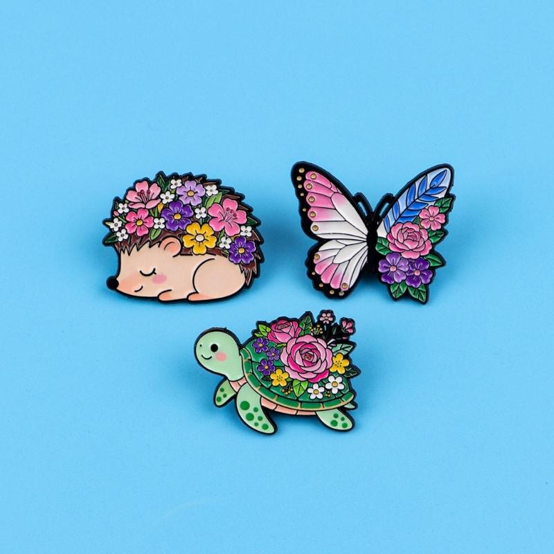 Perfect Present Flower Animal Brooch for Celebrations Like Birthdays Anniversaries Conveying Messages and Wishes