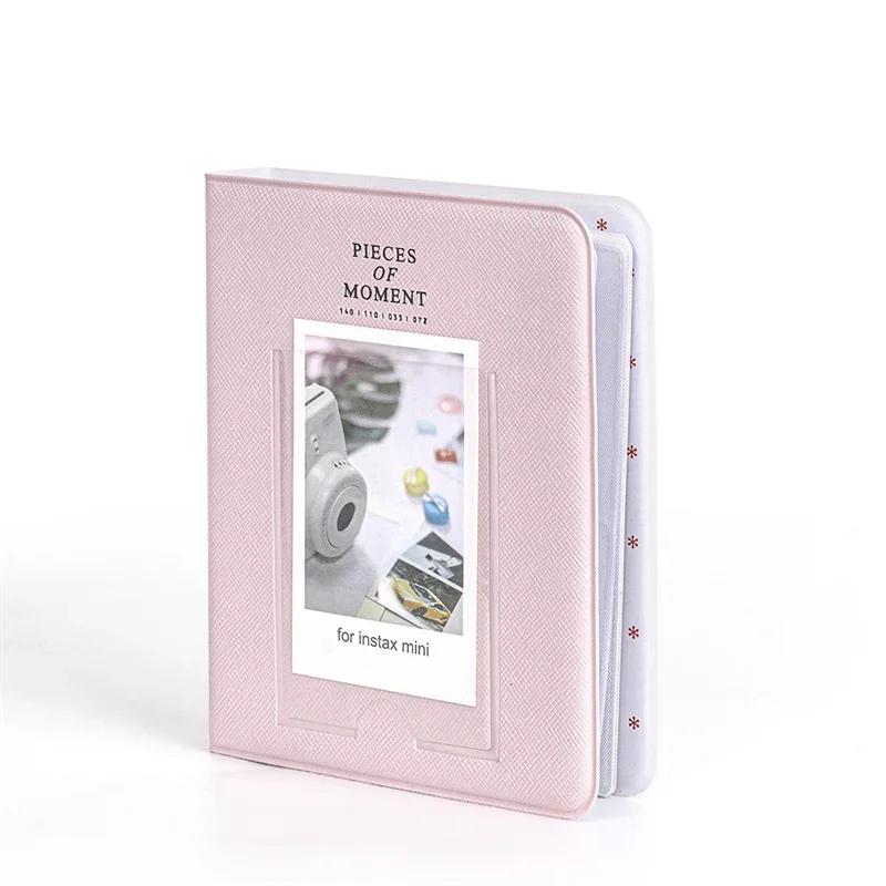 64 kapes Fotoalbum Palcové obrázky Úložné pouzdro Razítka Vstupenky Karty Organizér Pro Fujifilm Instax Mini 12/11/9