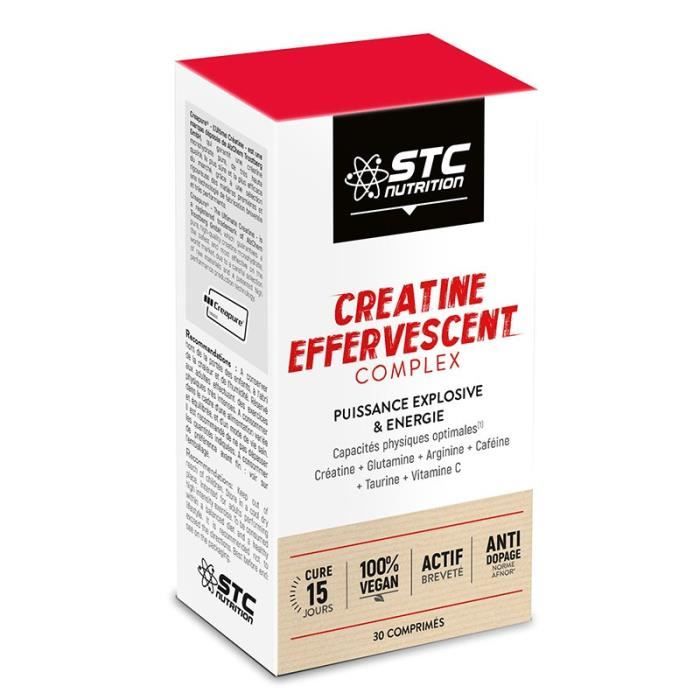 STC Nutrition Créatine Effervescent Complex 30 Comprimés