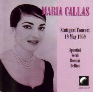 

CD MARIA CALLAS - Stuttgart Concert 1959 [CD] EKRCD37 Non Japan Classical Used