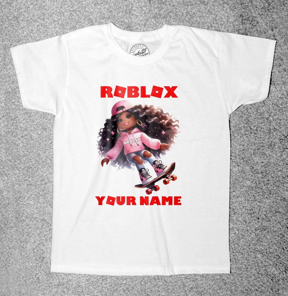 Personalised Roblox 008 Childrens/Kids Adult t shirts/t-shirts