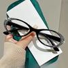 Retro OvalFrame Men Women Metal Reading Glasses  Anti Blue Light Hyperopia Eyewear Presbyopia Elderly Eyeglass