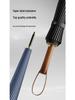 ZUODU Elegant Solid Wood Long Handle Umbrella, Large, Reinforced, Windproof, for 2-3 Persons