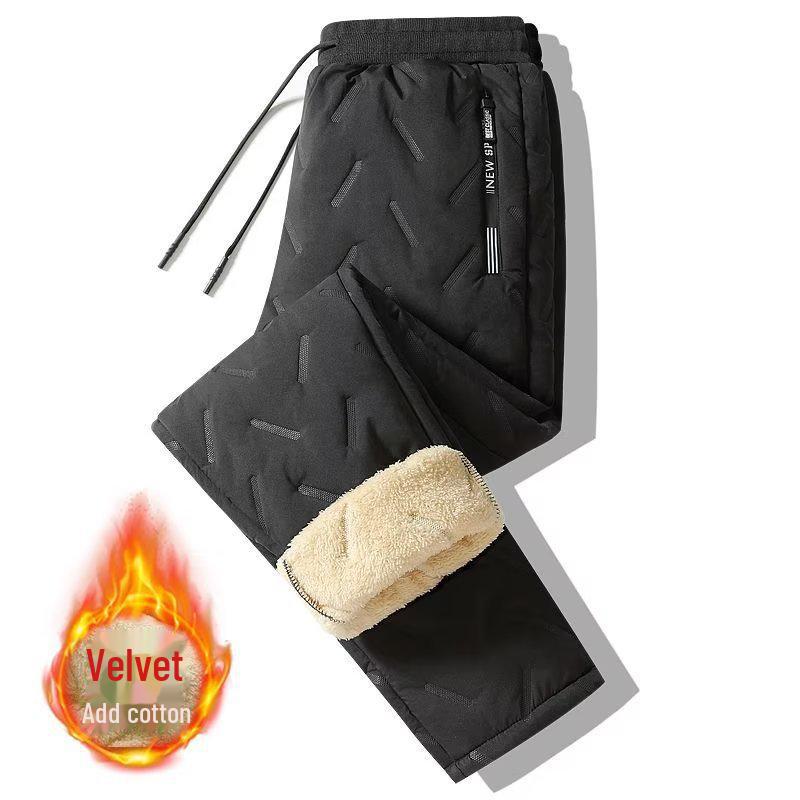 Men's Ultra-Warm Velvet Lambskin Pants for Winter 2025 - Suitable for Extreme Cold to Minus 40 Degrees