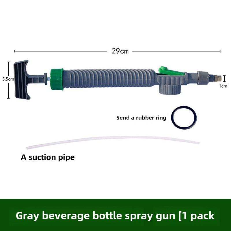 

Садовый распылитель-насадка для бутылок Универсальный распылитель высокого давления для полива растений Мойка автомобилей Туманизация зелёный