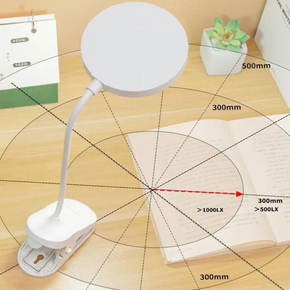 With Clip Table Lamp USB Charging Desk Lamp Multifunctional LED Light  Office Work