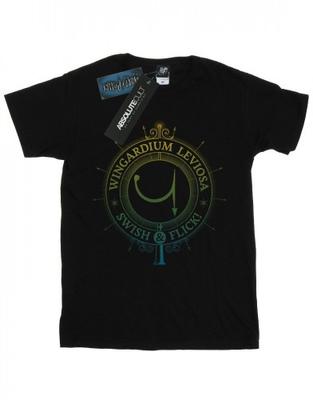 Womens/Ladies Wingardium Leviosa Spells Charms Cotton Boyfriend T-Shirt