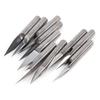 10Pcs 3.175mm 0.1mm Carbide PCB Engraving CNC Router Bit Grinding Sculpture Tool