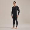 Hengyuanxiang Couple's Round Neck Thermal Underwear Set