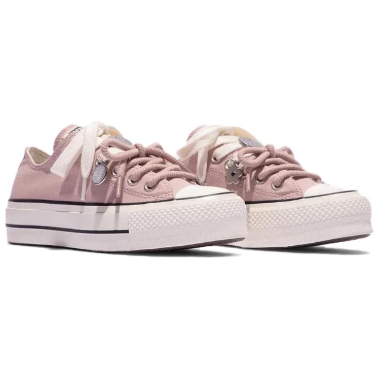 Converse All Star Lift Retro Low Top Canvas Shoes Women Sneaker Pink A24182C