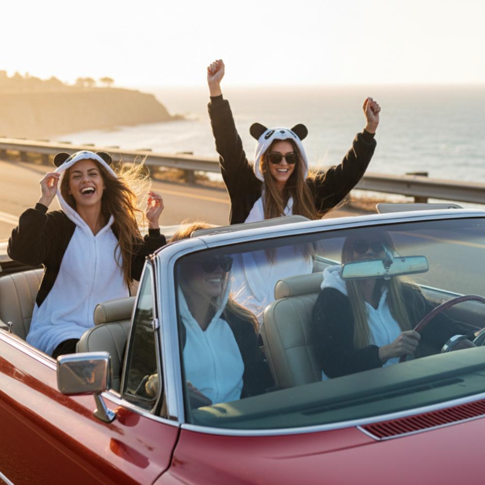 Onesie Pajama Costume - Panda Onesie Pajama Costume - Panda