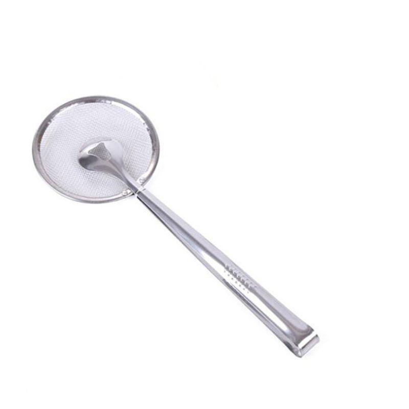Versatile And Timeless Multi-function Filter Spoon With Clip For Cooking Tasks