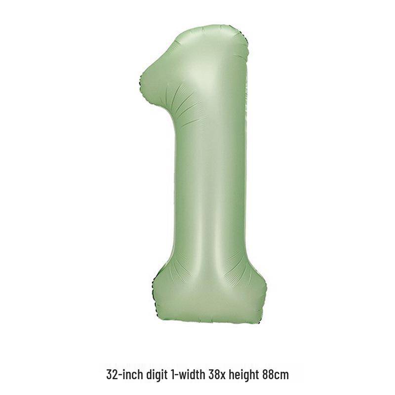 32-Inch White Number '40' Birthday Balloon, Aluminum Foil Party Decoration Prop