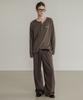 SSIN AND LEE Low Loop Banding Slacks Brown