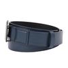 BRIEFING BG BUCKLE LEATHER BELT (BRG191M38) - Men's buckle leather belt with a Stars and Stripes motif.