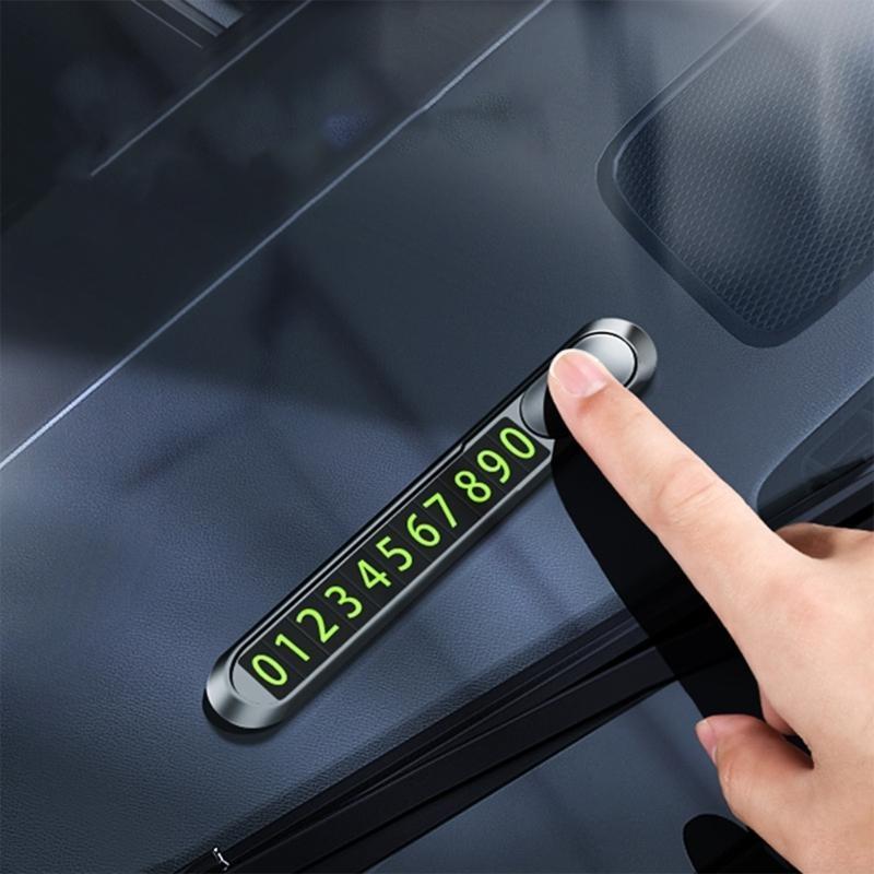 2025 New Phone Number Plate Car Temporary Parking Card Plate Phone Number Plate