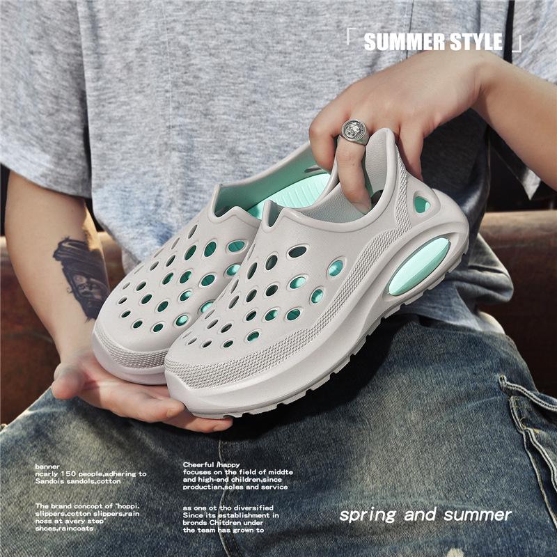 Thick Sole Non-slip Summer Beach Sandals - Unisex Street Style Closed Toe 36