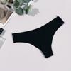 S-XL Ice Silk Panties for Women Low Waist Solid Color Underwear Panties Breathable and Comfortable Cotton Thong