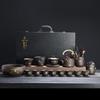 Purple sand Kung Fu tea set, tea wash six gentlemen distant mountain lifting beam pot, teapot cover bowl business gift tea set