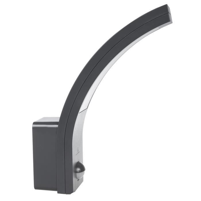 Applique murale LED avec détecteur de mouvement Maclean Energy - Gris - MCE244 750lm 10W IP54