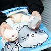 Cute Cat Snack Pillow Pudding Decorative Stuffed Dolls With Cat Pudding Kawaii Toy Plush Throw Pillow Gifts for Kids Girls