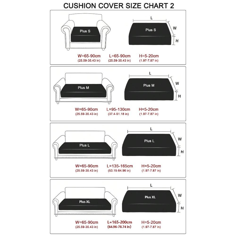 1pc Jacquard Sofa Slipcover Twill Pattern Elastic Sofa Covers Furniture Protector for Bedroom Office Living Room Home Decor