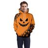 Halloween Simpa Casual Festive Pumpkin Funny Digital Print Hooded Sweater