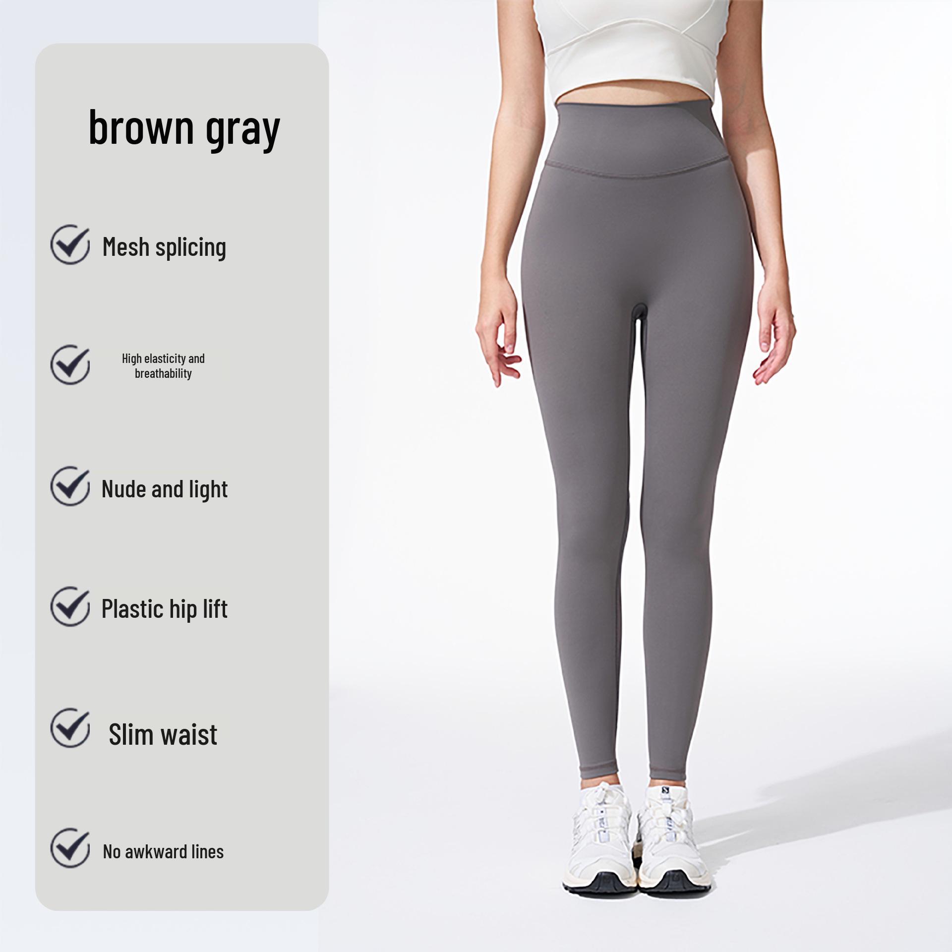 

Костюм для йоги PA с высокой эластичностью: Полые со вставками, с эффектом подтяжки бедер, быстросохнущие фитнес-брюки для женщин. Medium