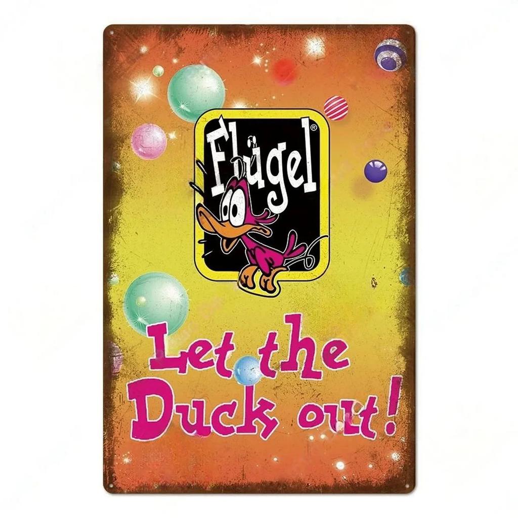 Metal Tin Signs Flugel Drinking Wall Decoration Plaque Vintage Art Poster Iron Painting for Man Cave Home Cafe Garden Club Bar