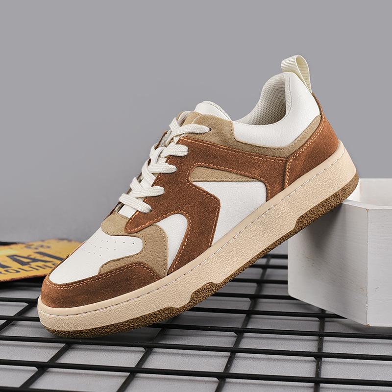 Retro deutsche Trainingsschuhe Herren Frühling und Sommer Nische Skateboard Schuhe American Casual Retro kleine weiße Schuhe atmungsaktiv Sport Forrest G