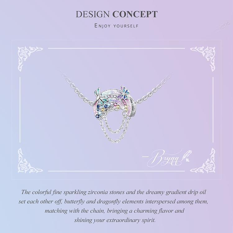 WOSTU Fantasy Series 925 Sterling Silber Einhorn-Charm, mystischer Herz-Anhänger, Planet, Regenbogen-Perlen, passend für Armbänder, Halsketten, DIY-Geschenk