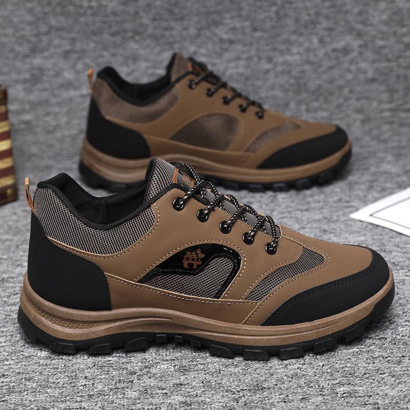 

Men s Non-Slip Waterproof Hiking Shoes: Durable, Outdoor Walking Shoes for Middle-Aged and Elderly 45