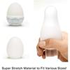 Uovo Masturbatore Maschile in Silicone Tascabile Mini Tazza Masturbazione Pene Super Elastico Massaggiatore con Lubrificante Giocattoli Sexy per Adulti
